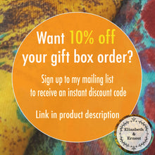 Load image into Gallery viewer, Eco Friendly 'Keep On Smiling' Gift Box | Sustainable Plastic Free Gift Box | Candle | Soap | Vegan Sweets