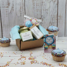 Load image into Gallery viewer, 'Keep On Smiling' Birthday Gift Box | Soy Candle | Soap Bar | Vegan Sweets | Spa Gift