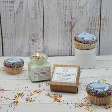Load image into Gallery viewer, Candle + Big Soap Birthday Gift Set | Essential Oil Soy Wax Candle | Natural Soap Bar |
