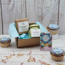 Load image into Gallery viewer, Candle + Big Soap Birthday Gift Set | Essential Oil Soy Wax Candle | Natural Soap Bar |