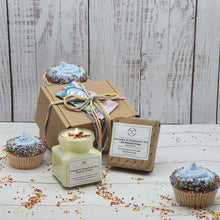 Load image into Gallery viewer, Candle + Big Soap Birthday Gift Set | Essential Oil Soy Wax Candle | Natural Soap Bar |