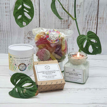 Load image into Gallery viewer, Sustainable Eco Gift Box | Candle | Soap Bar | Seedbom | Vegan Pick 'n' Mix | Spa Gift