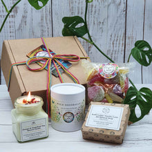 Load image into Gallery viewer, Sustainable Eco Gift Box | Candle | Soap Bar | Seedbom | Vegan Pick 'n' Mix | Spa Gift