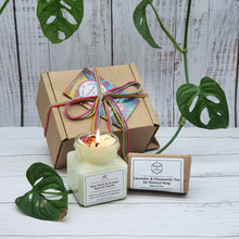 Load image into Gallery viewer, Candle + Small Soap Gift Set | Soy Wax Candle | Palm Oil Free Soap |