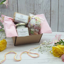 Load image into Gallery viewer, Love You 'JOY' Eco Gift Box | Soy Wax Candle | Palm Oil Free Soap | Vegan Sweets