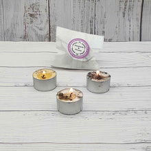 Load image into Gallery viewer, All Natural Soy Wax Tea Light With Essential Oil