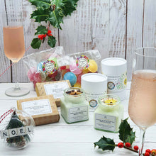 Load image into Gallery viewer, Ultimate Eco-Friendly Luxury Christmas Gift Box | Soy Wax Candle | Natural Soap Bar | Seed Balls | Vegan Sweets