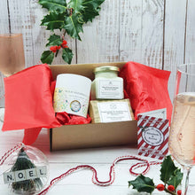 Load image into Gallery viewer, Sustainable Floral Christmas Gift Box | Soy Wax Candle | Natural Soap Bar | Wild Seed Balls