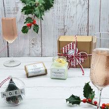 Load image into Gallery viewer, Eco Friendly Secret Santa Essential oil Gift Box | Soy Candle | Natural Soap
