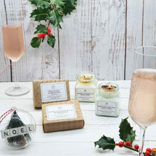 Load image into Gallery viewer, Multiple Candle & Soap Festive Eco Christmas Gift Set | Essential Oil Soy Wax Candle | Natural Soap Bar