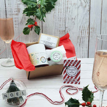 Load image into Gallery viewer, Merry Christmas Eco Gift Box | Tea Light | Natural Soap Bar | Wild Flower Seed Balls