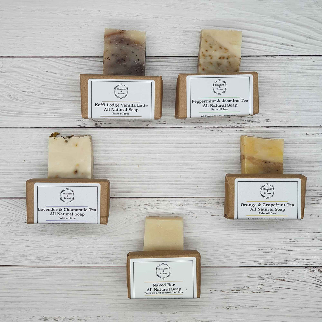 All Natural Palm Oil Free Soap Bar 60g
