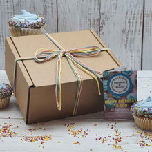 Load image into Gallery viewer, Super Sustainable Birthday Box | Soy Candle | Soap Bar | Seedballs | Vegan Sweets | Spa Gift
