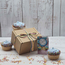 Load image into Gallery viewer, Handmade soap bar &amp; Vegan Sweets Sustainable Birthday Gift Set | Eco and Plastic Free
