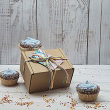 Load image into Gallery viewer, Candle + Sweets Birthday Gift Box | Soy Wax Candle | Vegan Sweets
