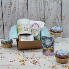Load image into Gallery viewer, Eco Wildflower seed balls, Tealight &amp; Handmade Soap Birthday Gift Set
