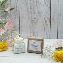 Load image into Gallery viewer, &#39;I Love You&#39; Beautiful Candle &amp; Soap Eco-Friendly Gift Box | Handmade Soap Bar | Essential Oil Candle
