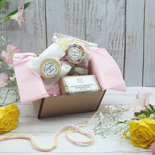Load image into Gallery viewer, Affordable Love You Day Eco Gift Box | Handmade Soap Bar, Tealight &amp; Vegan Sweet Gift
