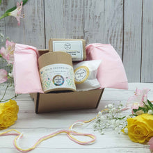 Load image into Gallery viewer, &#39;I Love You&#39; Wildflower Seed Ball Gift Set | Seed Balls, Handmade soap Bar &amp; Soy Wax Tea Light Gift Box
