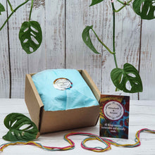 Load image into Gallery viewer, Eco Friendly &#39;Keep On Smiling&#39; Gift Box | Sustainable Plastic Free Gift Box | Candle | Soap | Vegan Sweets
