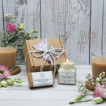 Load image into Gallery viewer, Candle + Small Soap &#39;Thinking Of You&#39; Gift Set | Soy Wax Candle | Palm Oil Free Soap
