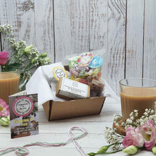 Load image into Gallery viewer, Tealight, Small Soap + Sweets &#39;Thinking Of You&#39; Gift Box  | Soy Wax Tealight | Natural Soap Bar | Vegan Sweets
