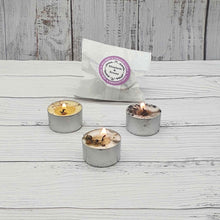 Load image into Gallery viewer, All Natural Soy Wax Tea Light With Essential Oil
