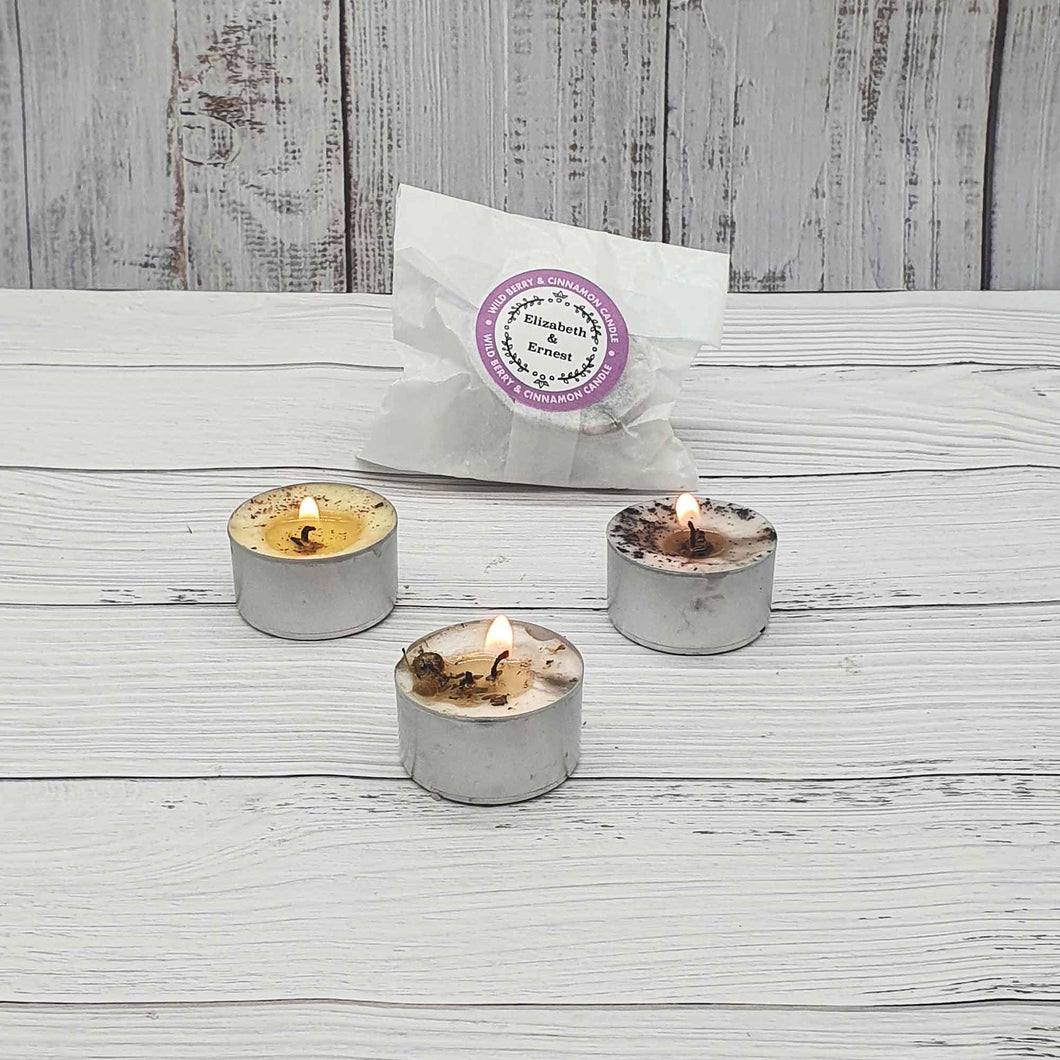 All Natural Soy Wax Tea Light With Essential Oil