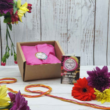 Load image into Gallery viewer, Candle + Sweets &#39;Thank-You&#39; Gift Box | Soy Wax Candle | Vegan Sweets
