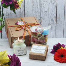 Load image into Gallery viewer, Eco Friendly Thank-You Sweet Treat Handmade Candle &amp; Soap Gift Box
