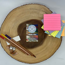 Load image into Gallery viewer, Teachers Small &#39;Thank You&#39; Gift Box | Sustainable | Plastic-Free | Eco-Friendly | Tealight | Sweets | Personalised Gift Tag | School Leavers
