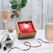 Load image into Gallery viewer, Eco Friendly Festive Gift Box | Soy Tea light | Natural Soap Bar | Vegan Sweets
