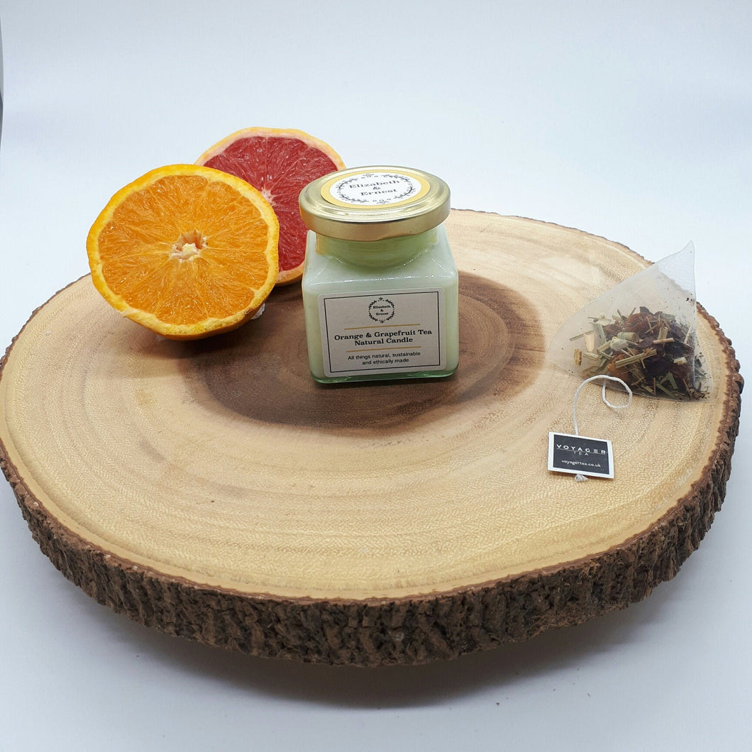 Natural Soy Wax Essential Oil Candle Orange And Grapefruit Candle